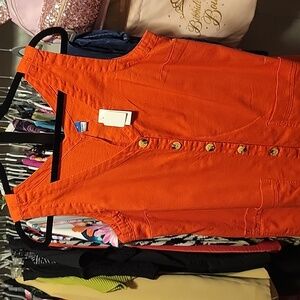 NWT Old Navy Orange Dress